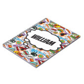 Persoonlijke titel stripboek notitieboek (Linkerzijde)