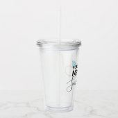 Persoonlijke toekomst acryl drinkbeker (Rechts)