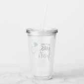 Persoonlijke toekomst acryl drinkbeker (Achterkant)