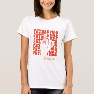 Persoonlijke Toekomstige Mevrouw Achternaam Vet Br T-shirt