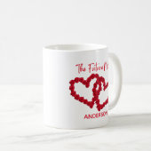 Persoonlijke Toekomstige Mevrouw Trouwcadeau Rozen Koffiemok (Voorkant rechts)