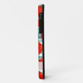 Persoonlijke Tomaat op Groene Gingham Hoortelefoon Case-Mate iPhone Case (Achterkant/links)