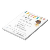 Persoonlijke Tooth Fairy-ontvangstbewijzen Gendern Notitieblok (Linkerzijde)