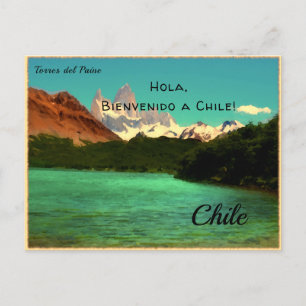 Persoonlijke Torres del Paine, Chili Briefkaart