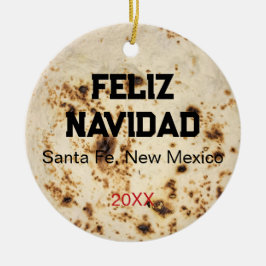 Persoonlijke Tortilla Zia Kerstcadeau Keramisch Ornament