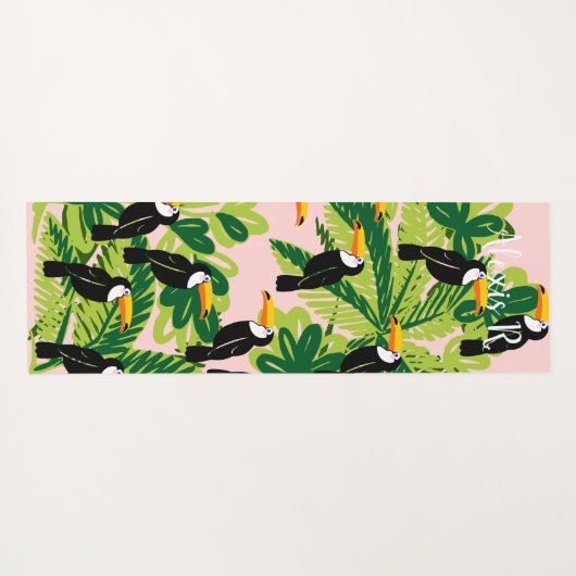Persoonlijke Toucan Yoga Mat (Achterkant (horizontaal))