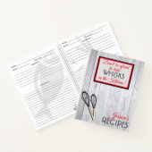 Persoonlijke touwtjes in de keuken notitieboek (Binnen)