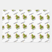 Persoonlijke, traditionele feestelijke feestdagen inpakpapier vel (Voorkant 2)