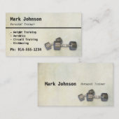  persoonlijke trainer BC Visitekaartje (Voorkant / Achterkant)