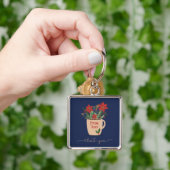 Persoonlijke Trainer Bedankt met Kerstmis Sleutelhanger (Hand)