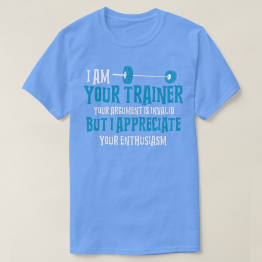 Persoonlijke trainer cadeautjes ik ben je trainer t-shirt (Design voorkant)