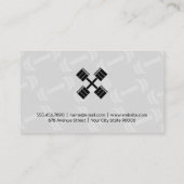 Persoonlijke trainer | Dumbbell Pattern Visitekaartje (Achterkant)