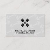 Persoonlijke trainer | Dumbbell Pattern Visitekaartje (Voorkant)