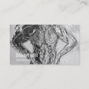 Persoonlijke trainer en fitness - Chrome spieren Visitekaartje