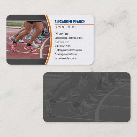 Persoonlijke trainer | Exploitatie Visitekaartje (Voorkant / Achterkant)