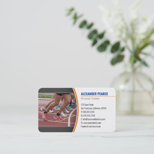 Persoonlijke trainer | Exploitatie Visitekaartje (Staand voorkant)