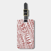 Persoonlijke trainer/fitness-Bagagelabel Bagagelabel (Voorkant verticaal)