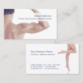 Persoonlijke trainer Fitness Gym visitekaartje (Voorkant / Achterkant)