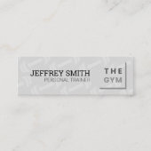 Persoonlijke trainer | Fitness-instructeur Mini Visitekaartje (Voorkant)