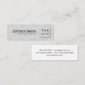 Persoonlijke trainer | Fitness-instructeur Mini Visitekaartje (Voorkant / Achterkant)