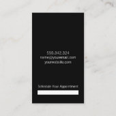 Persoonlijke trainer/fitness-Logo Afsprakenkaartje (Achterkant)