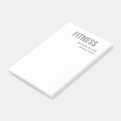 Persoonlijke trainer Fitness Modern legant Post-it® Notes (Schuin)