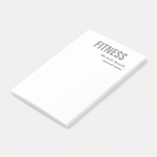 Persoonlijke trainer Fitness Modern legant Post-it® Notes (Schuin)
