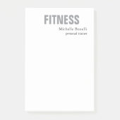 Persoonlijke trainer Fitness Modern legant Post-it® Notes (Voorkant)