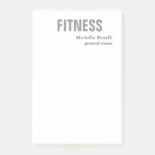 Persoonlijke trainer Fitness Modern legant Post-it® Notes