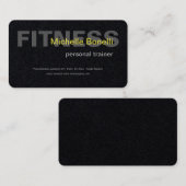Persoonlijke trainer Fitness Modern legant Visitekaartje (Voorkant / Achterkant)