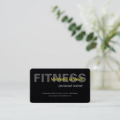 Persoonlijke trainer Fitness Modern legant Visitekaartje (Staand voorkant)