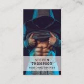 Persoonlijke trainer fitness QR Code Social Media Visitekaartje (Voorkant)
