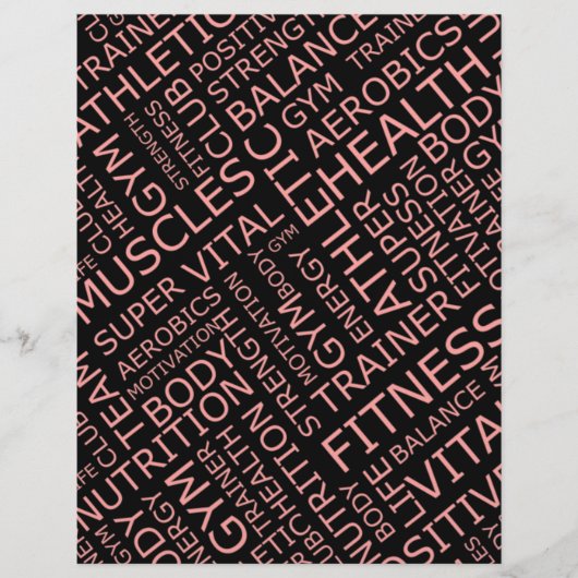 Persoonlijke trainer/fitnessbrochure flyer (Voorkant)