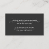 Persoonlijke trainer | Fitnesscoach | Dumbbels Visitekaartje (Achterkant)