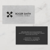 Persoonlijke trainer | Fitnesscoach | Dumbbels Visitekaartje (Voorkant / Achterkant)