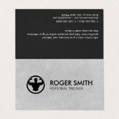 Persoonlijke trainer | Fitnesscoach Visitekaartje (Buitenkant ongevouwen)