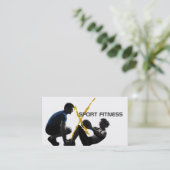 Persoonlijke trainer, fitnessVisitekaartje Visitekaartje (Staand voorkant)
