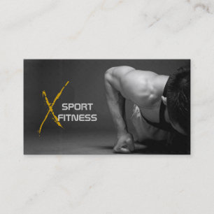 Persoonlijke trainer, fitnessVisitekaartje Visitekaartje