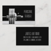 Persoonlijke trainer, fitnessVisitekaartje Visitekaartje (Voorkant / Achterkant)
