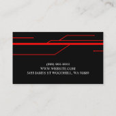 Persoonlijke trainer, fitnessVisitekaartje Visitekaartje (Achterkant)