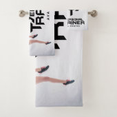 Persoonlijke trainer gepersonaliseerd bad handdoek (Insitu)