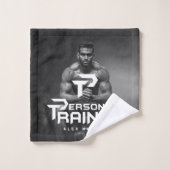 Persoonlijke trainer gepersonaliseerd bad handdoek (Wasdoekje)