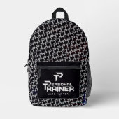 Persoonlijke trainer gepersonaliseerd bedrukte rugzak (Voorkant)