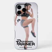 Persoonlijke trainer gepersonaliseerd iPhone hoesje (Achterkant)