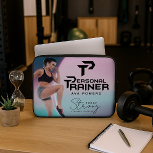 Persoonlijke trainer gepersonaliseerd laptop sleeve