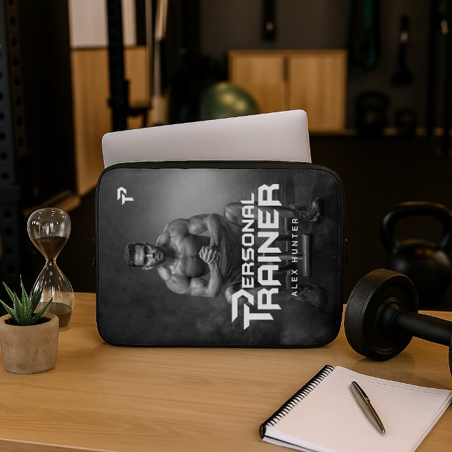 Persoonlijke trainer gepersonaliseerd laptop sleeve (Creator heeft geüpload)