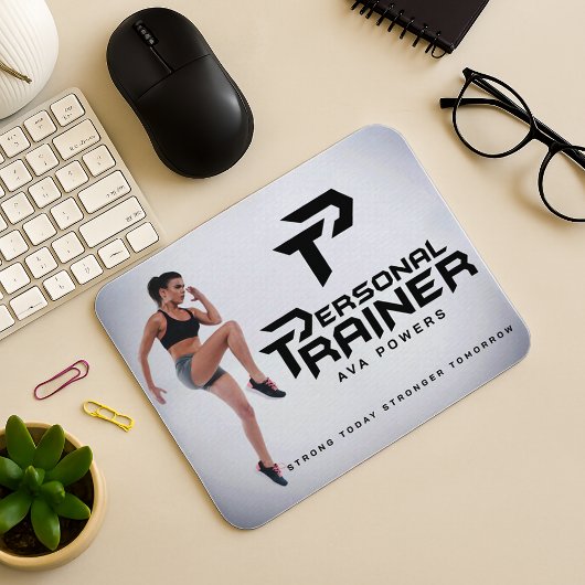 Persoonlijke trainer gepersonaliseerd muismat