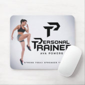 Persoonlijke trainer gepersonaliseerd muismat (Met muis)