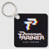 Persoonlijke trainer gepersonaliseerd sleutelhanger (Voorkant)
