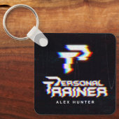 Persoonlijke trainer gepersonaliseerd sleutelhanger (Voorkant)